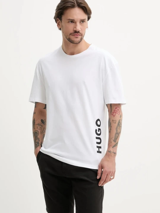 Zdjęcie produktu HUGO t-shirt plażowy T-SHIRT RN RELAXED biały