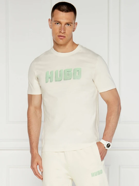 Zdjęcie produktu HUGO T-shirt | Regular Fit kremowy