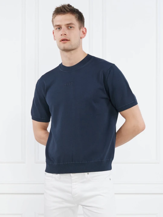 Zdjęcie produktu HUGO T-shirt SDIPPO 10247319 01 | Regular Fit granatowy