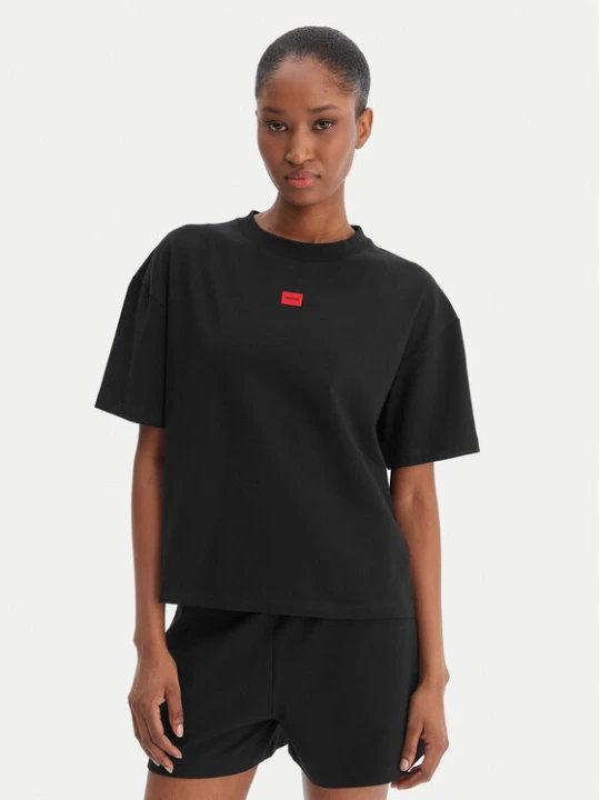 Zdjęcie produktu HUGO T-Shirt Signature 50556807 Czarny Regular Fit