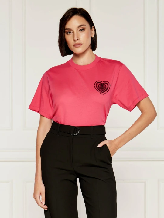 Zdjęcie produktu HUGO T-shirt | Slim Fit różowy