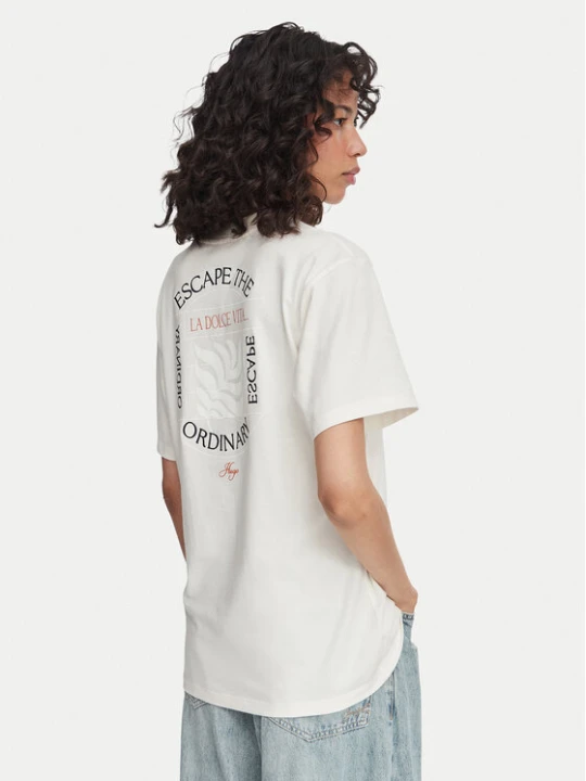 Zdjęcie produktu HUGO T-Shirt Vintage 50573326 Biały Oversize