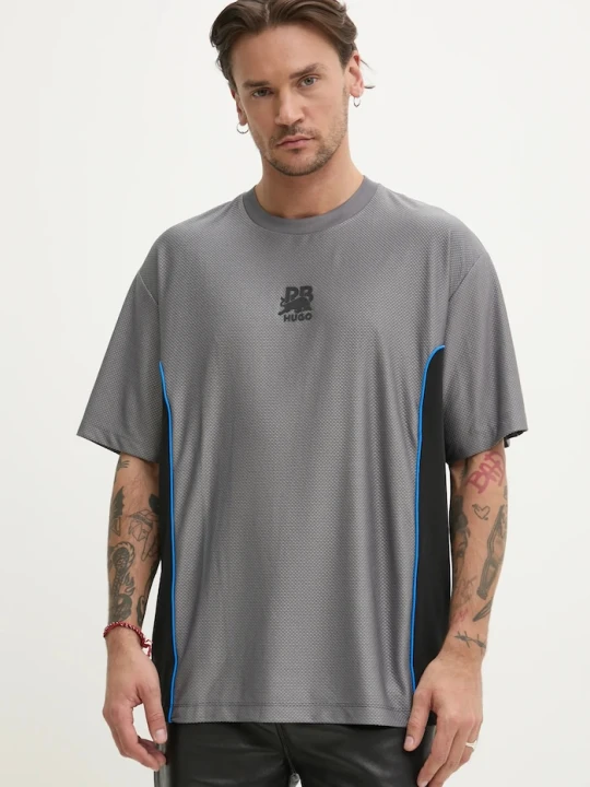 Zdjęcie produktu HUGO t-shirt x RACING BULLS szary