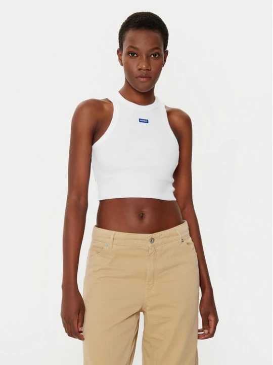 Zdjęcie produktu HUGO Top Baby 50511450 Biały Slim Fit