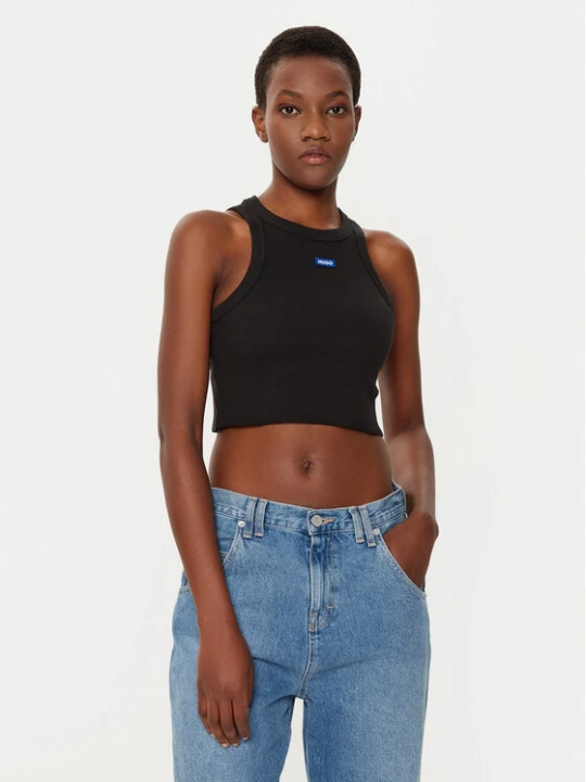 Zdjęcie produktu HUGO Top Baby 50511450 Czarny Slim Fit