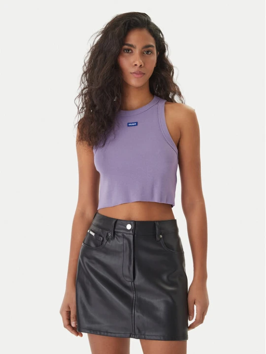 Zdjęcie produktu HUGO Top Baby 50511450 Fioletowy Slim Fit