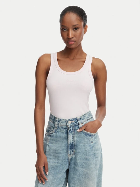 Zdjęcie produktu HUGO Top Damatank 50572293 Różowy jasny Extra Slim Fit