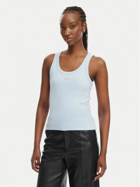 Zdjęcie produktu HUGO Top Datamia 50514489 Niebieski jasny Slim Fit