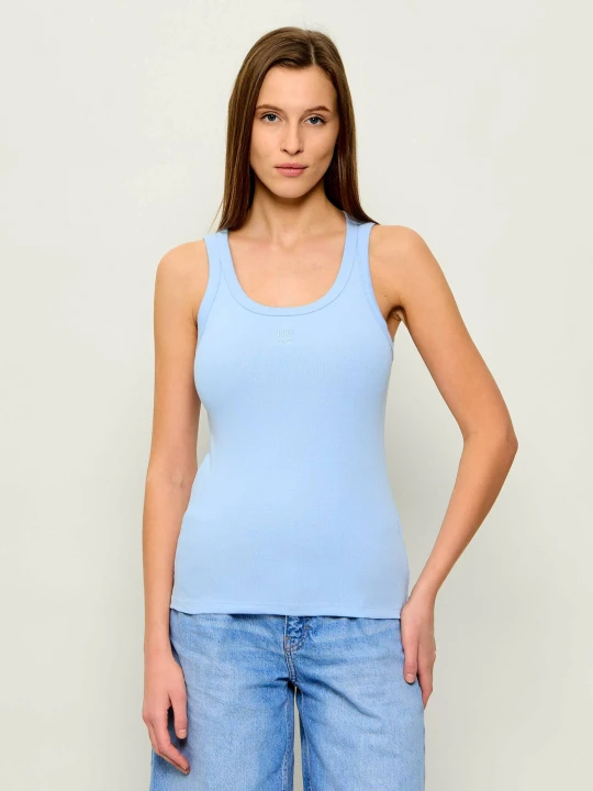 Zdjęcie produktu HUGO Top Datamia | Slim Fit błękitny
