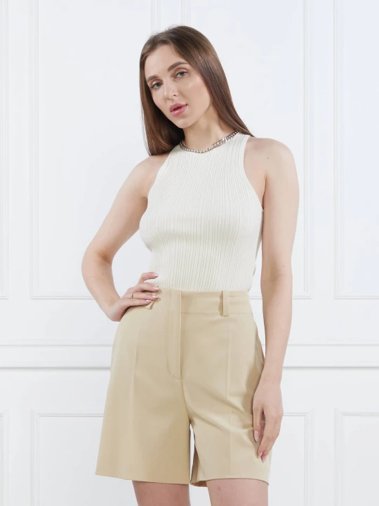 Zdjęcie produktu HUGO Top Shariza | Slim Fit kremowy