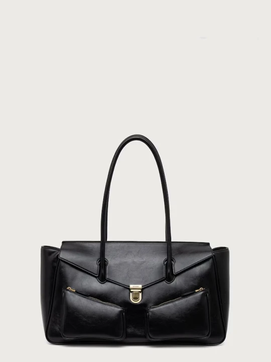 Zdjęcie produktu HUGO torebka damska z imitacji skóry Quinley_Shoulder Bag czarny