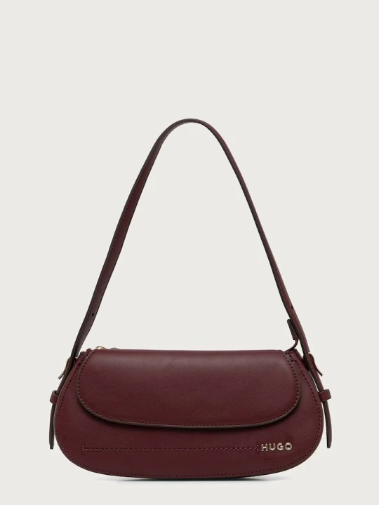 Zdjęcie produktu HUGO torebka damska z imitacji skóry Yorih_Sh. Bag FL. bordowy