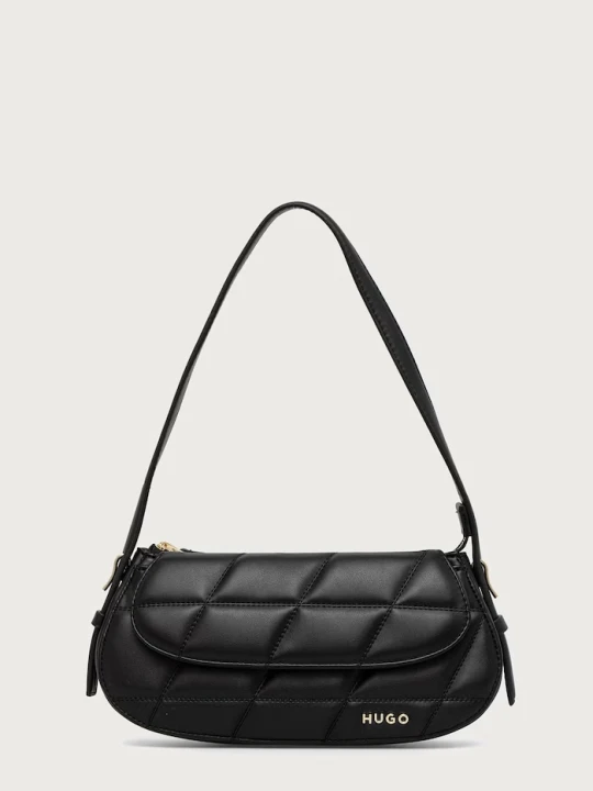 Zdjęcie produktu HUGO torebka hobo damska z imitacji skóry Yorih Q_Sh. Bag FL. czarny