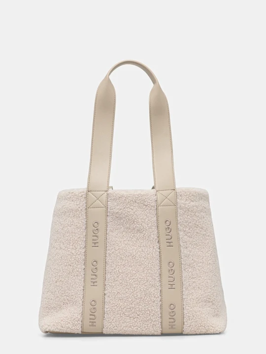 Zdjęcie produktu HUGO torebka Becky SH_Tote SM beżowy
