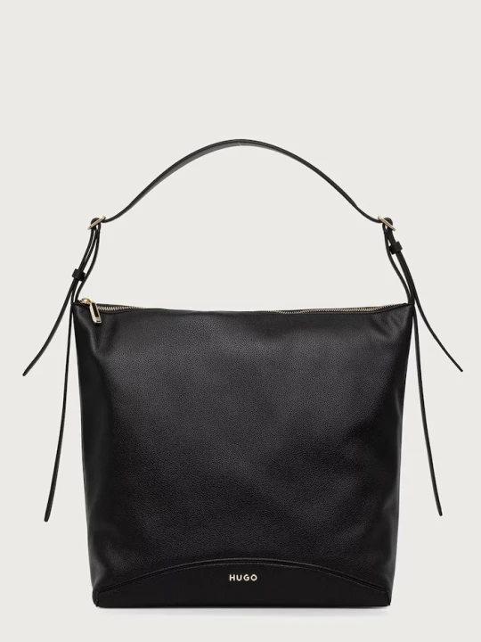 Zdjęcie produktu HUGO torebka shopper damska z imitacji skóry Lucya_Hobo czarny