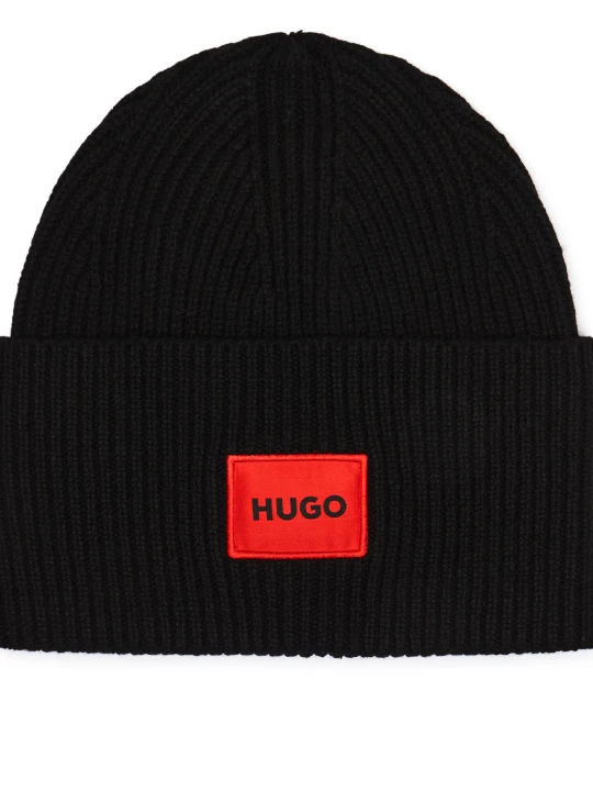 Zdjęcie produktu HUGO Wełniana czapka Saffa czarny