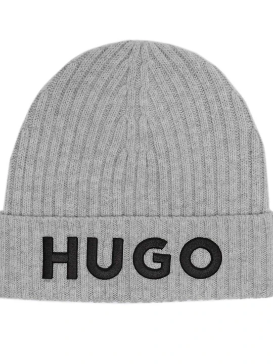 Zdjęcie produktu HUGO Wełniana czapka Unisex X szary