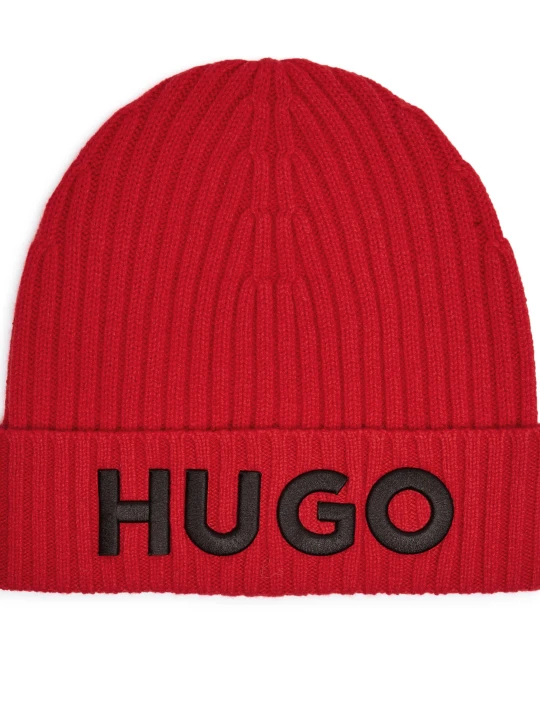 Zdjęcie produktu HUGO Wełniana czapka X565-7 czerwony