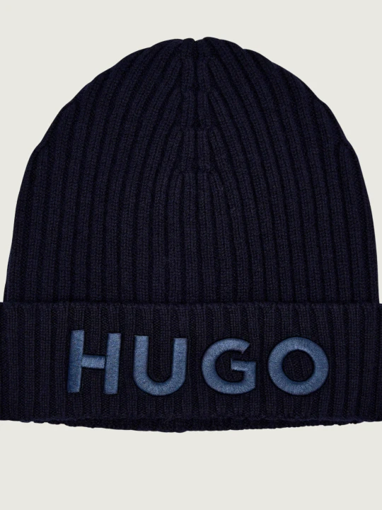 Zdjęcie produktu HUGO Wełniana czapka X565-7 granatowy