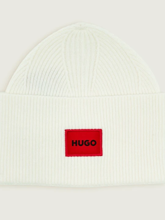Zdjęcie produktu HUGO Wełniana czapka Xaff 6 biały
