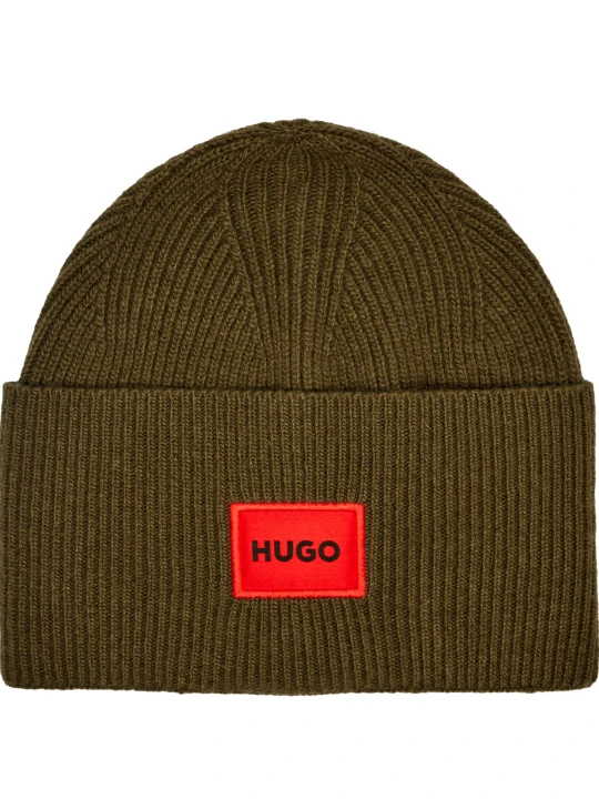 Zdjęcie produktu HUGO Wełniana czapka Xaff 6 khaki