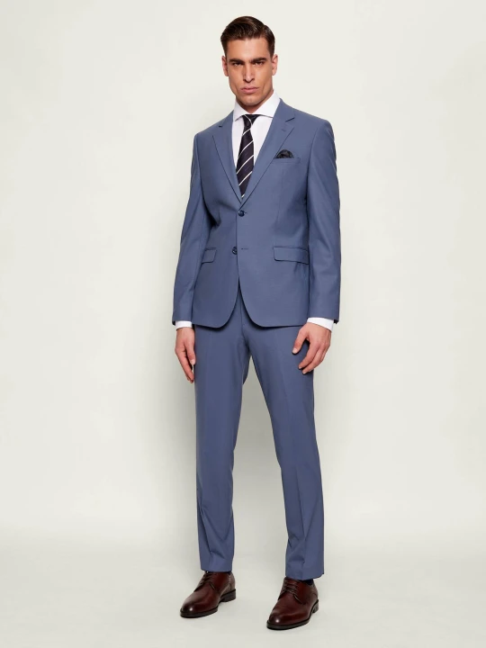 Zdjęcie produktu HUGO Wełniany garnitur Arti-Hesten253X | Extra slim fit niebieski