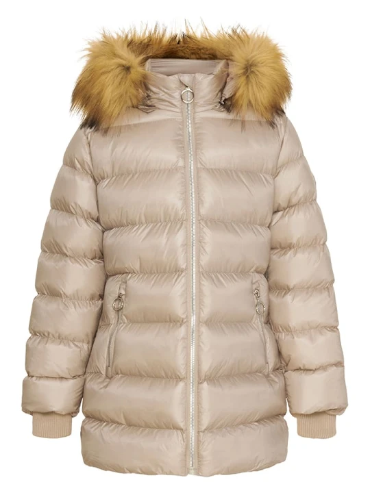 Zdjęcie produktu HULABALU Parka "Kursk" w kolorze beżowym rozmiar: 146/152