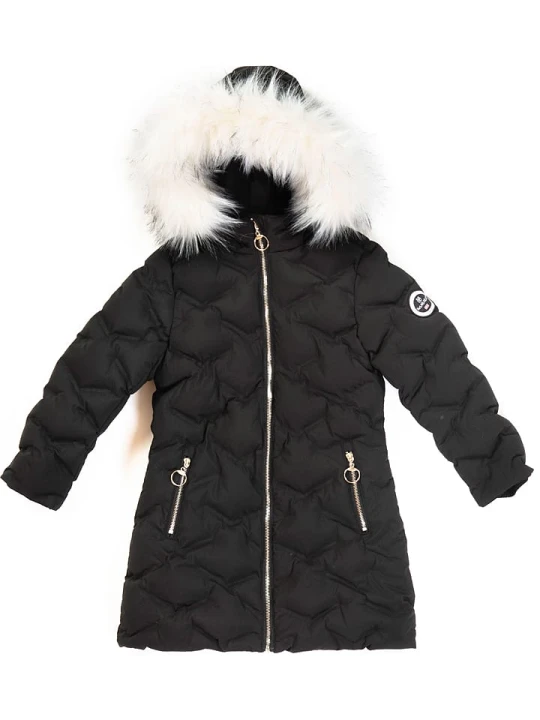 Zdjęcie produktu HULABALU Parka "Muse" w kolorze czarnym rozmiar: 110 / 116