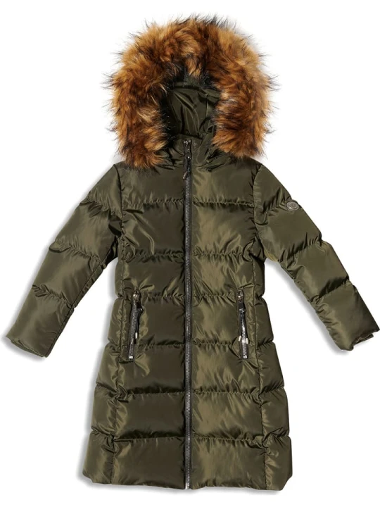 Zdjęcie produktu HULABALU Parka "Queens" w kolorze khaki rozmiar: 110/116