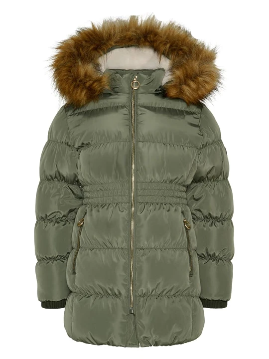 Zdjęcie produktu HULABALU Parka "Ylva" w kolorze oliwkowym rozmiar: 110/116