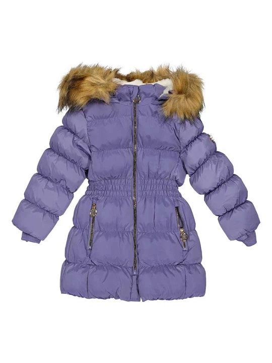 Zdjęcie produktu HULABALU Parka zimowa "Ylva" w kolorze fioletowym rozmiar: 122/128