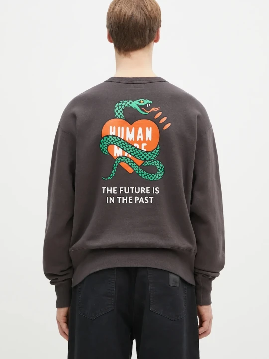 Zdjęcie produktu Human Made bluza bawełniana TSURIAMI SWEATSHIRT