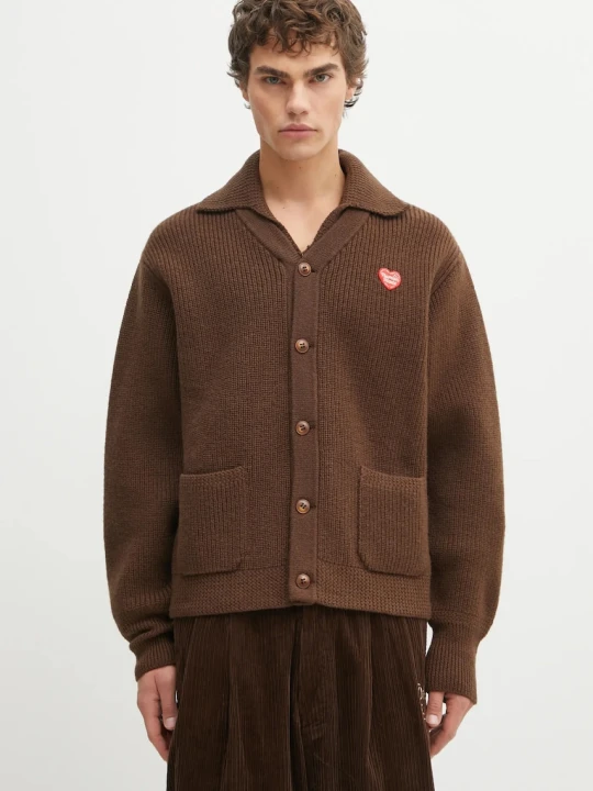 Zdjęcie produktu Human Made kardigan wełniany KNIT CARDIGAN