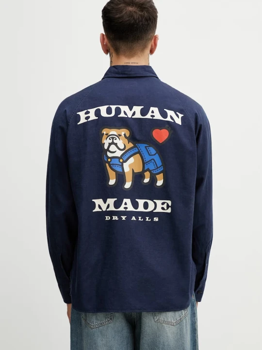 Zdjęcie produktu Human Made koszula męska z dodatkiem lnu