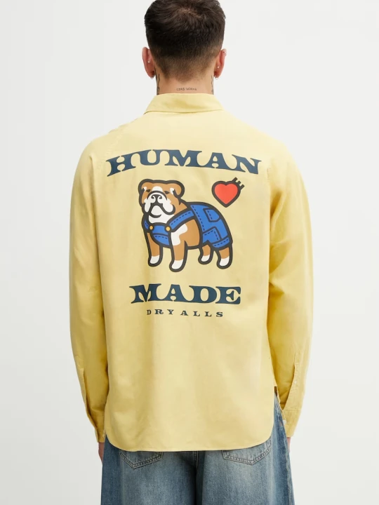 Zdjęcie produktu Human Made koszula męska z dodatkiem lnu
