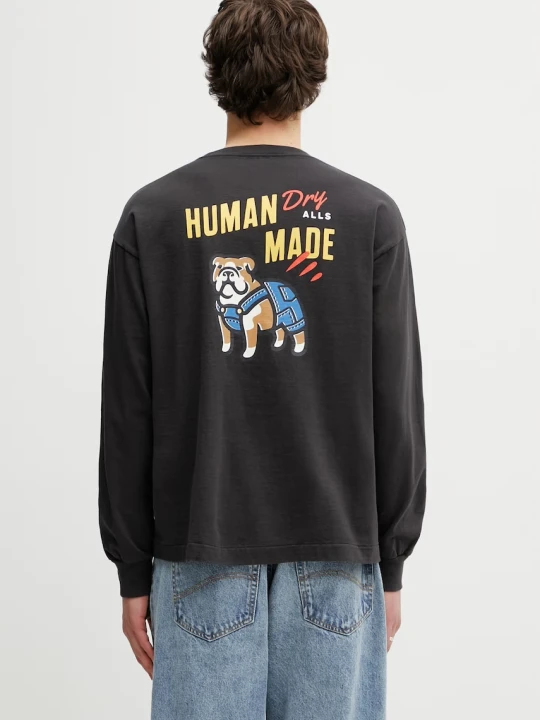 Zdjęcie produktu Human Made longsleeve męski bawełniany