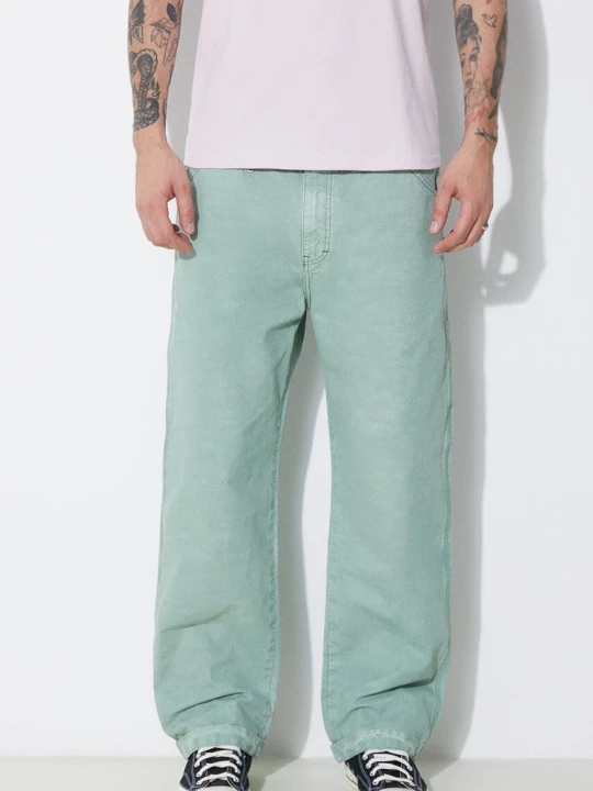 Zdjęcie produktu Human Made spodnie bawełniane Garment Dyed Painter Pants