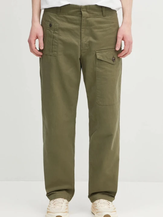 Zdjęcie produktu Human Made spodnie bawełniane Straight Cargo Pants