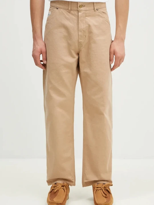Zdjęcie produktu Human Made spodnie bawełniane Washed Duck Work Pants