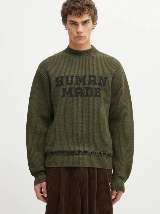 Zdjęcie produktu Human Made sweter wełniany MOC NECK