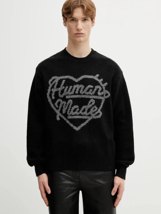 Zdjęcie produktu Human Made sweter z dodatkiem wełny KNITTED SWEATER