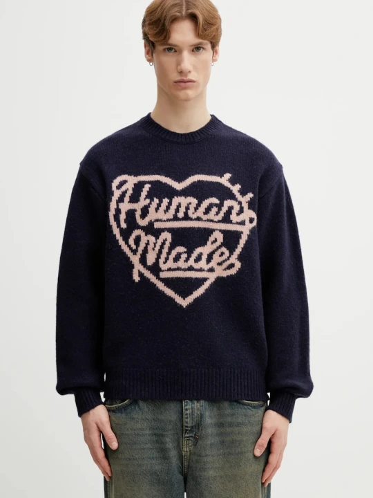 Zdjęcie produktu Human Made sweter z dodatkiem wełny KNITTED SWEATER