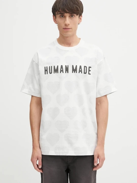 Zdjęcie produktu Human Made t-shirt bawełniany dwustronny Knitted