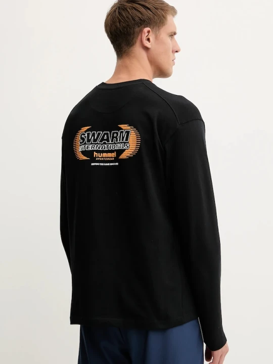 Zdjęcie produktu Hummel bluza bawełniana czarny