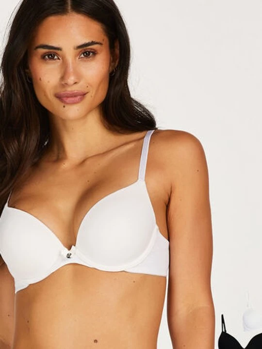 Zdjęcie produktu Hunkemöller 2 sztuki biustonoszy usztywnianych z fiszbinami Czarny