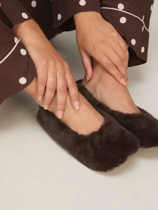 Zdjęcie produktu Hunkemöller Ballerina Faux Fur Brązowy
