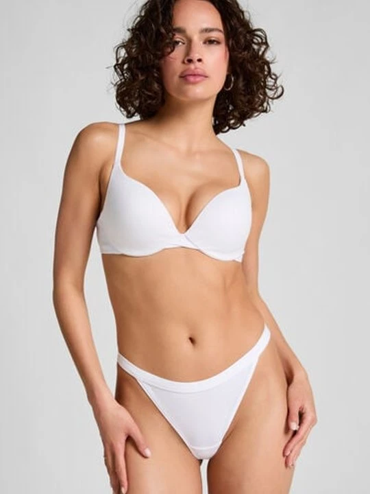 Zdjęcie produktu Hunkemöller Bawełniane stringi Biały