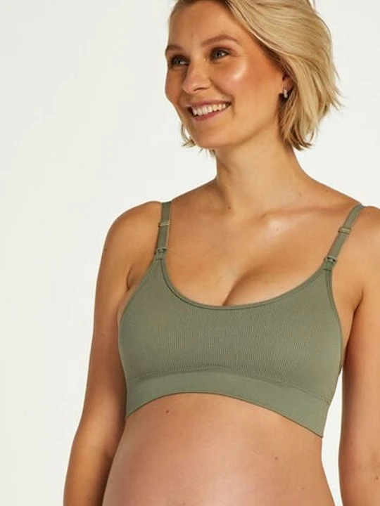 Zdjęcie produktu Hunkemöller Biustonosz bralette do karmienia Nettie Zielony