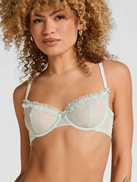 Zdjęcie produktu Hunkemöller Biustonosz Claudia Z Fiszbinami Bez Wkładek Zielony
