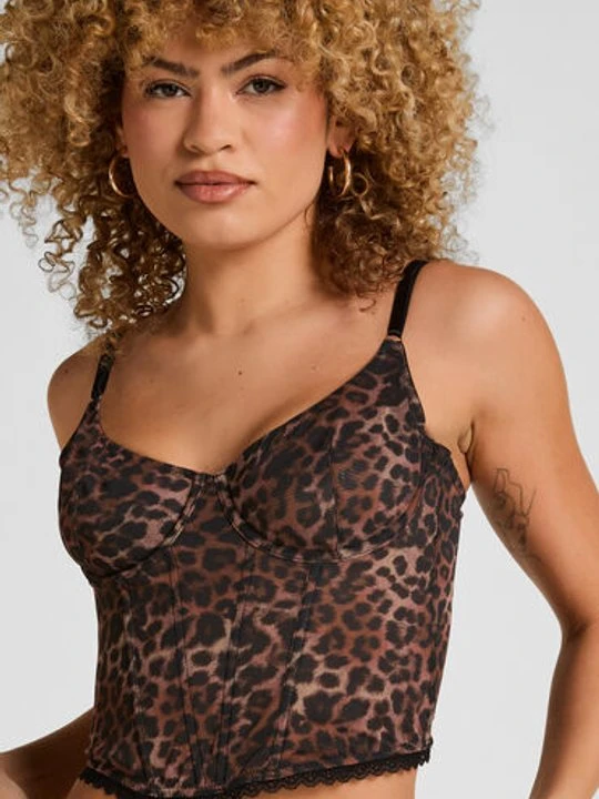 Zdjęcie produktu Hunkemöller Biustonosz Ella Z Fiszbinami Bez Wkładek Brązowy
